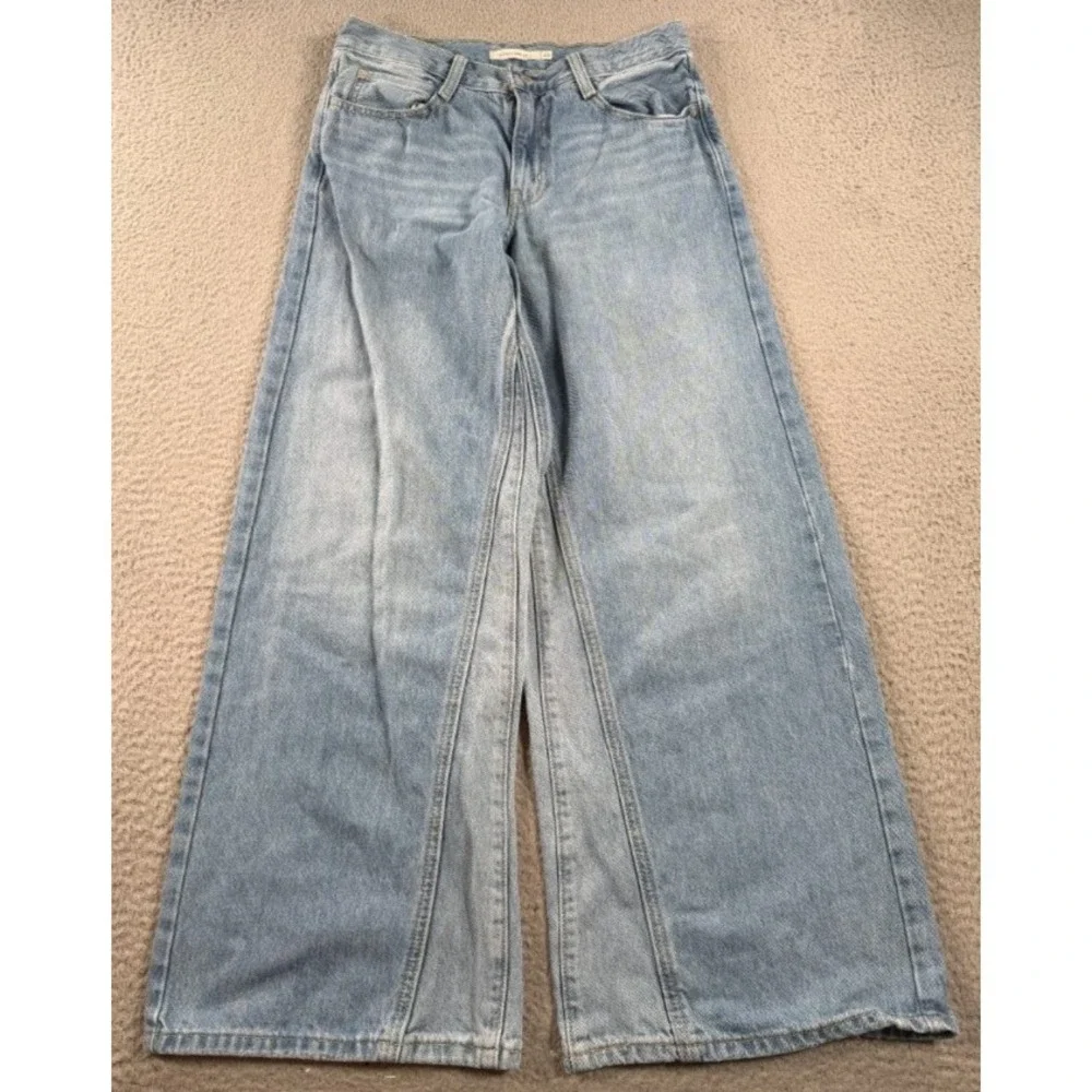 Levi's '94 Baggy Wide Leg Jeans Womens 28 Light Wash Denim Y2K Skater Baggy